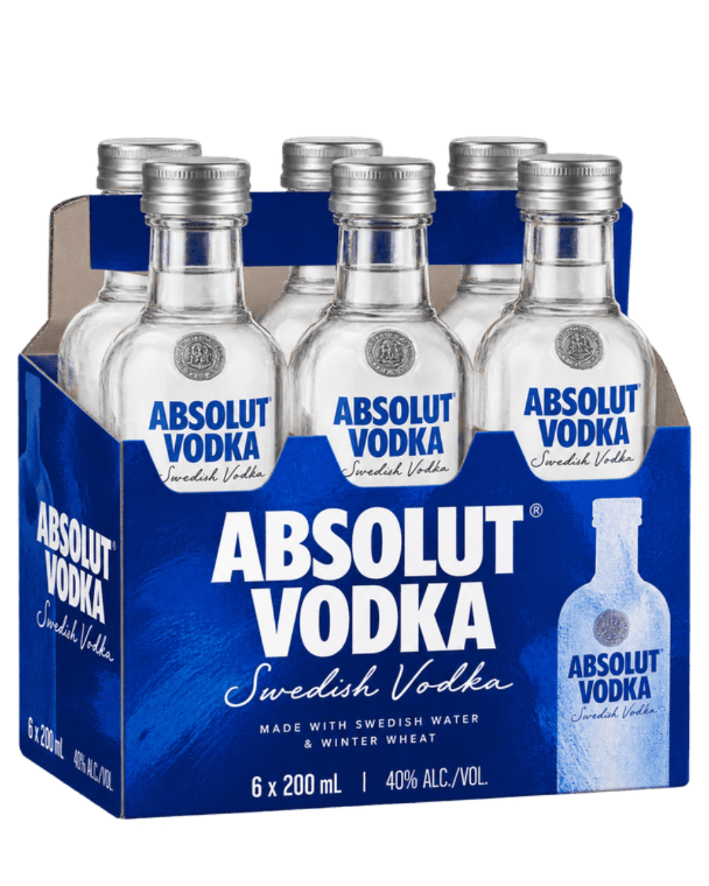 Absolut Vodka 6 Pack 200ML