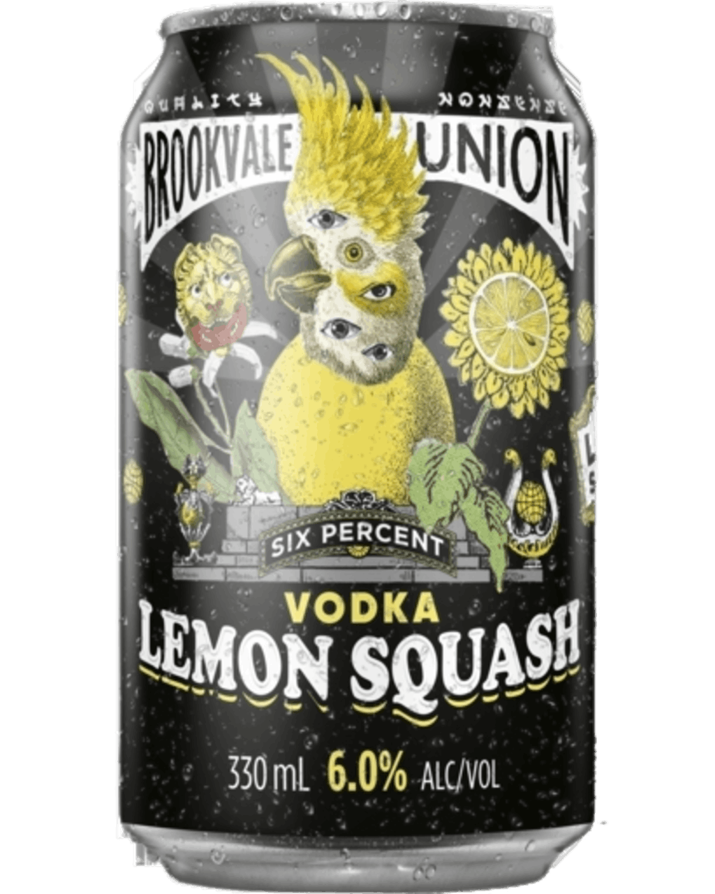Brookvale Union Vodka Lemon Squash Can 330ml