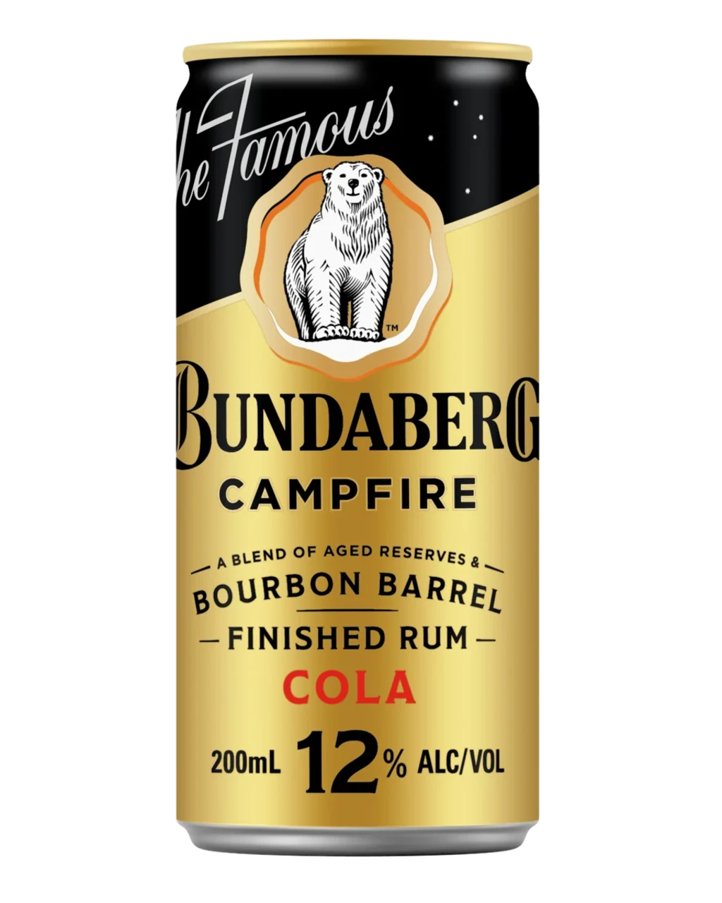 Bundaberg Campfire Bourbon & Cola 12% Can 200ml