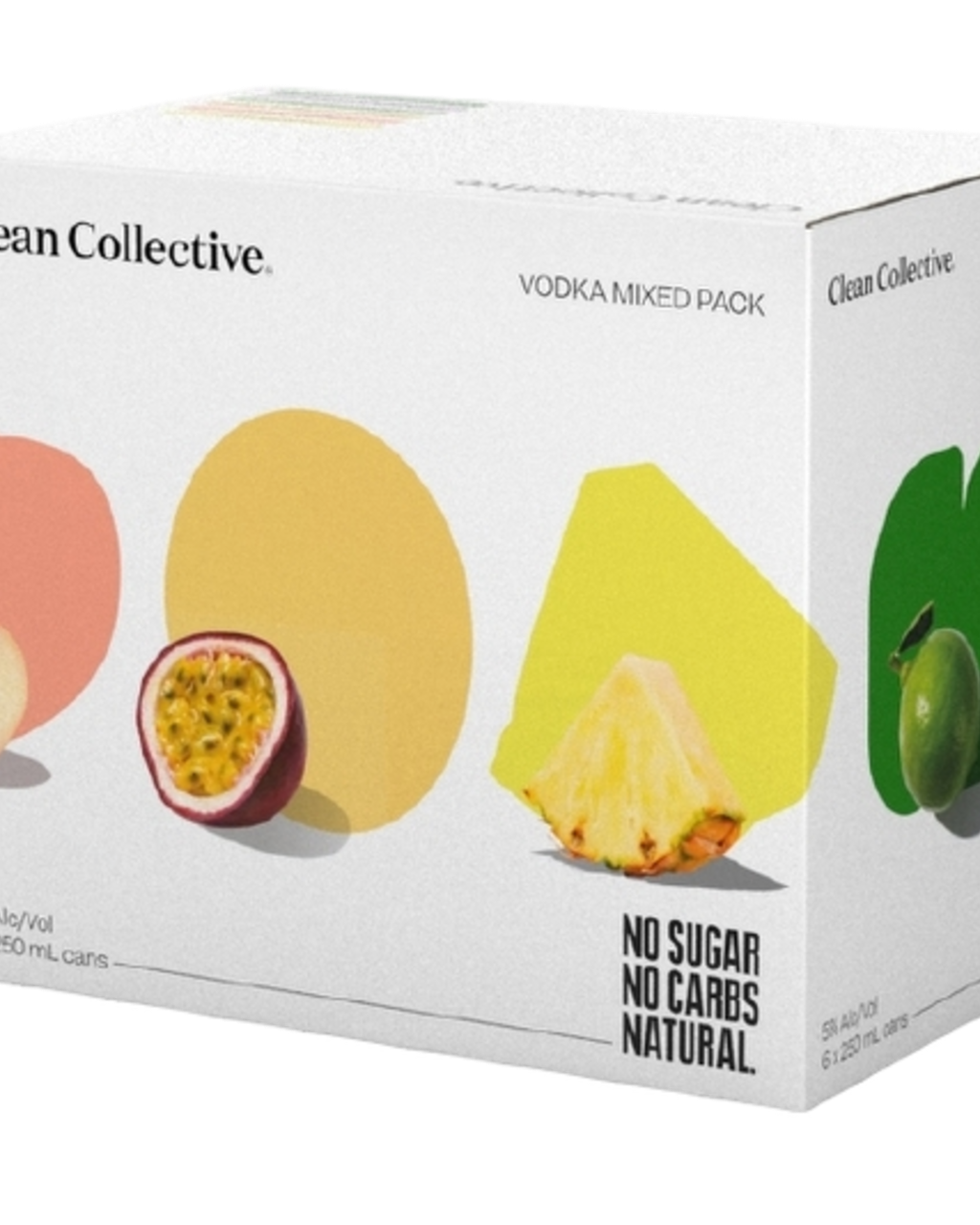 Clean Collective Vodka Mixed 6 Pack Cans 250ml