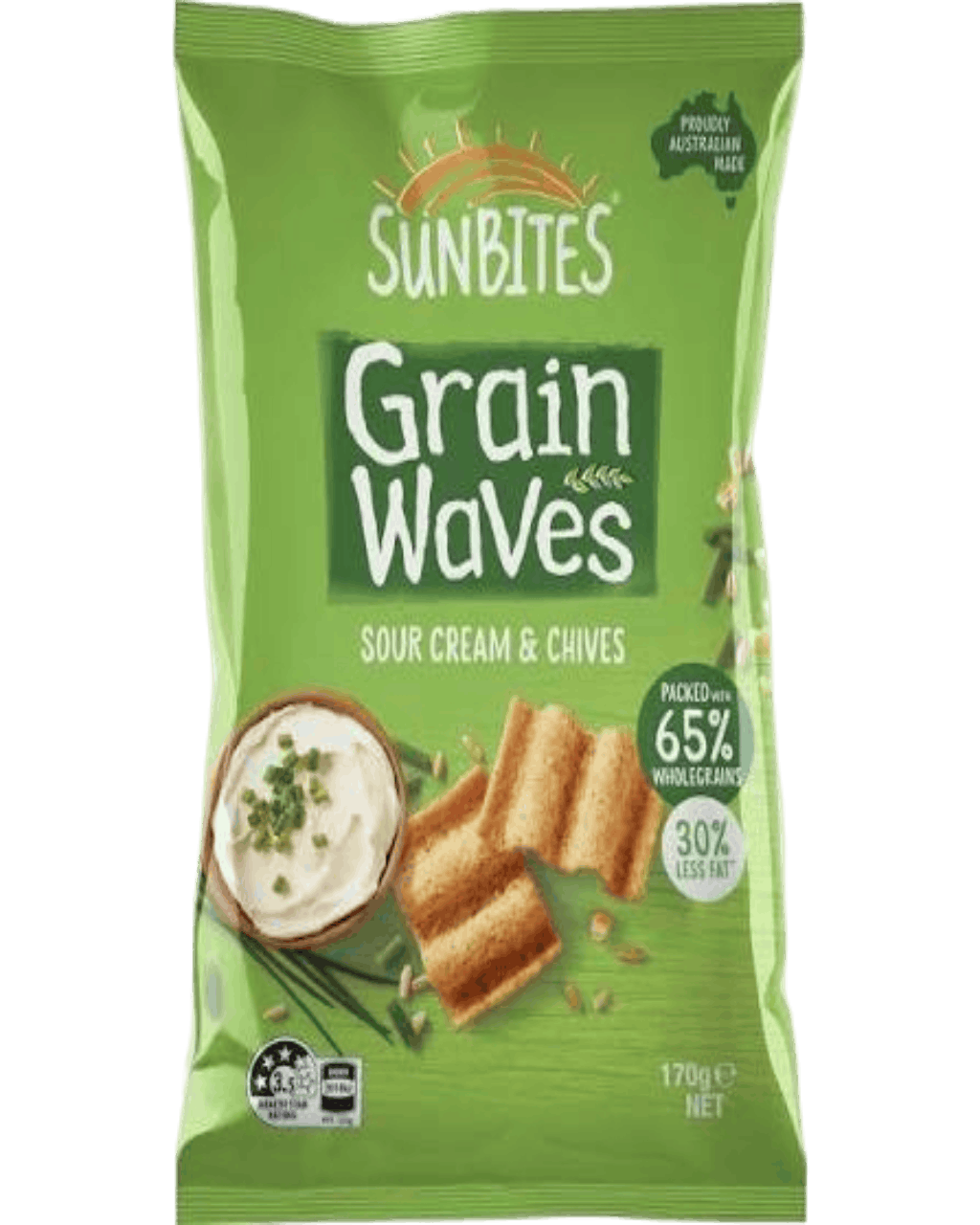 Grain Waves Sour Cream & Chives 170 G