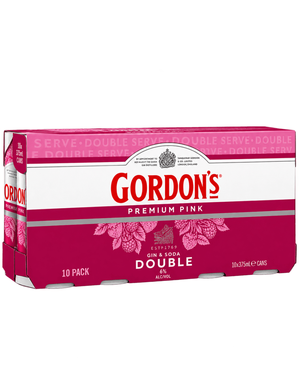 Gordon's Pink Gin & Soda 6% 10-Pack 375ml
