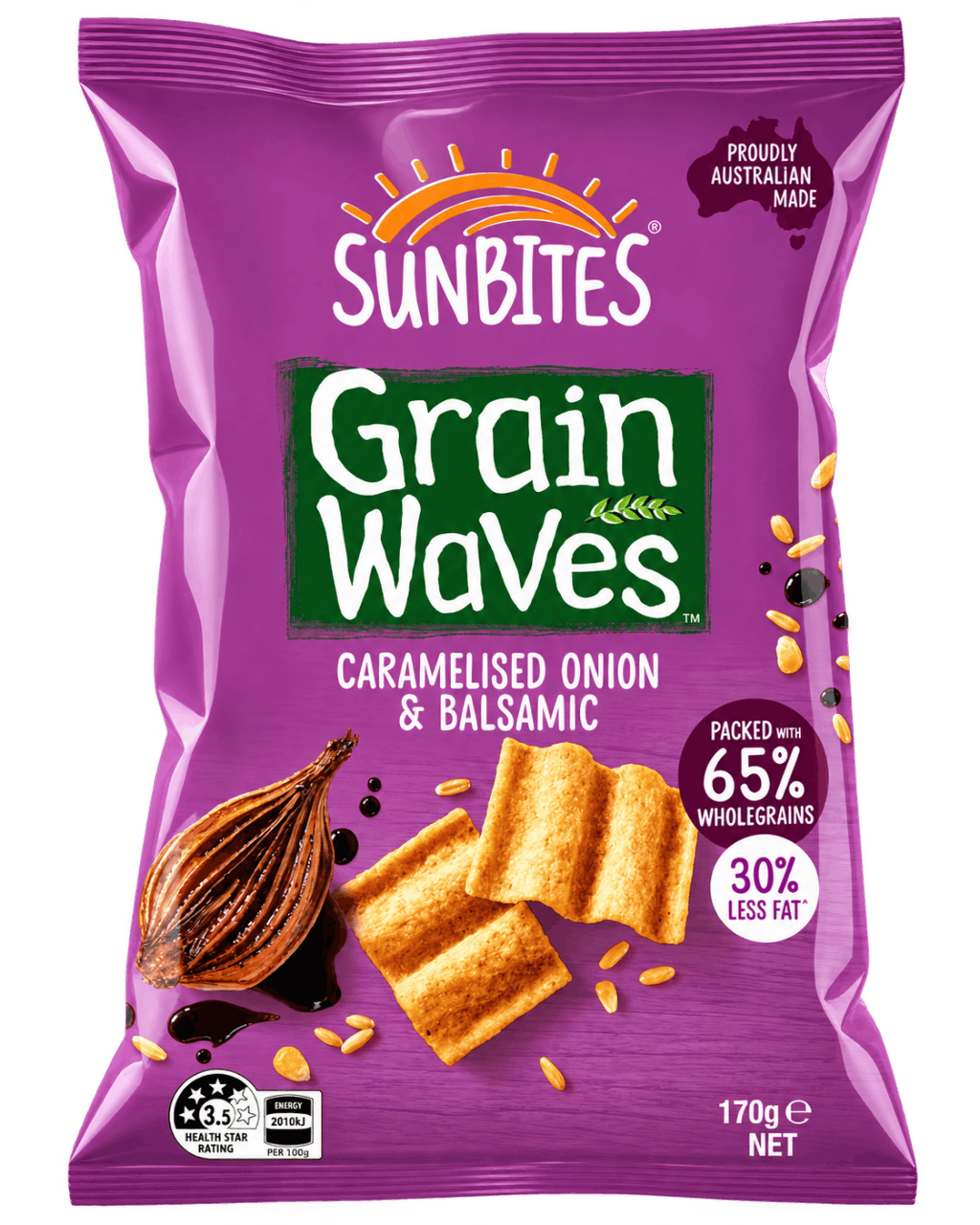 Grain Waves Onion & Balsamic 170g