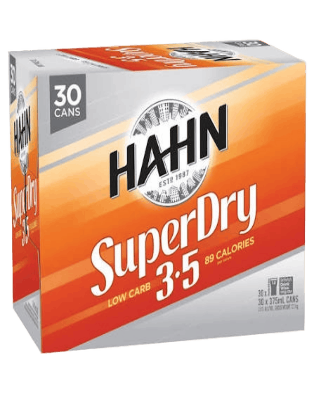 Hahn Super Dry 3.5 30PK Can 375ML