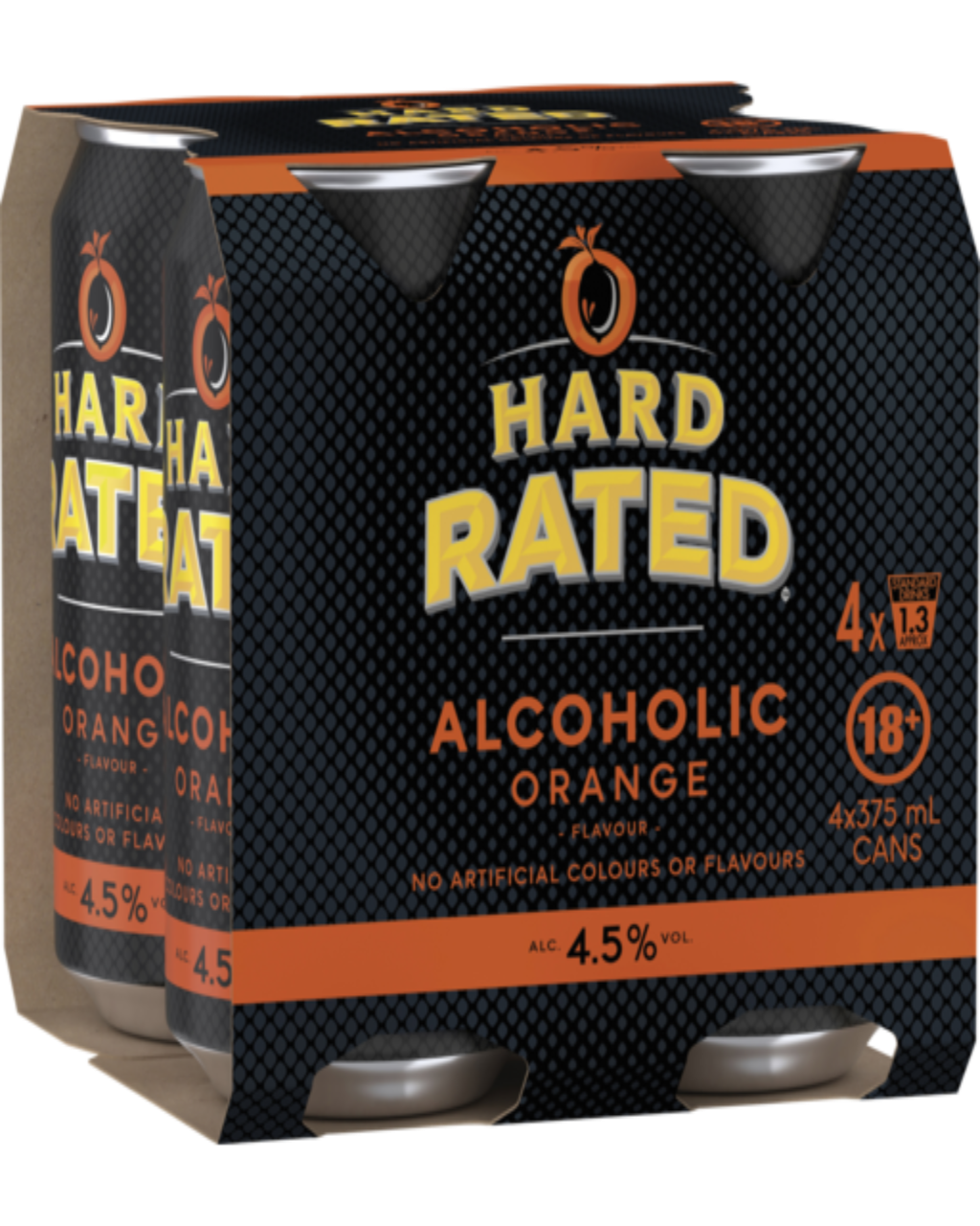 Hard Rated Orange 4.5% 4-Pack 375ml Cans