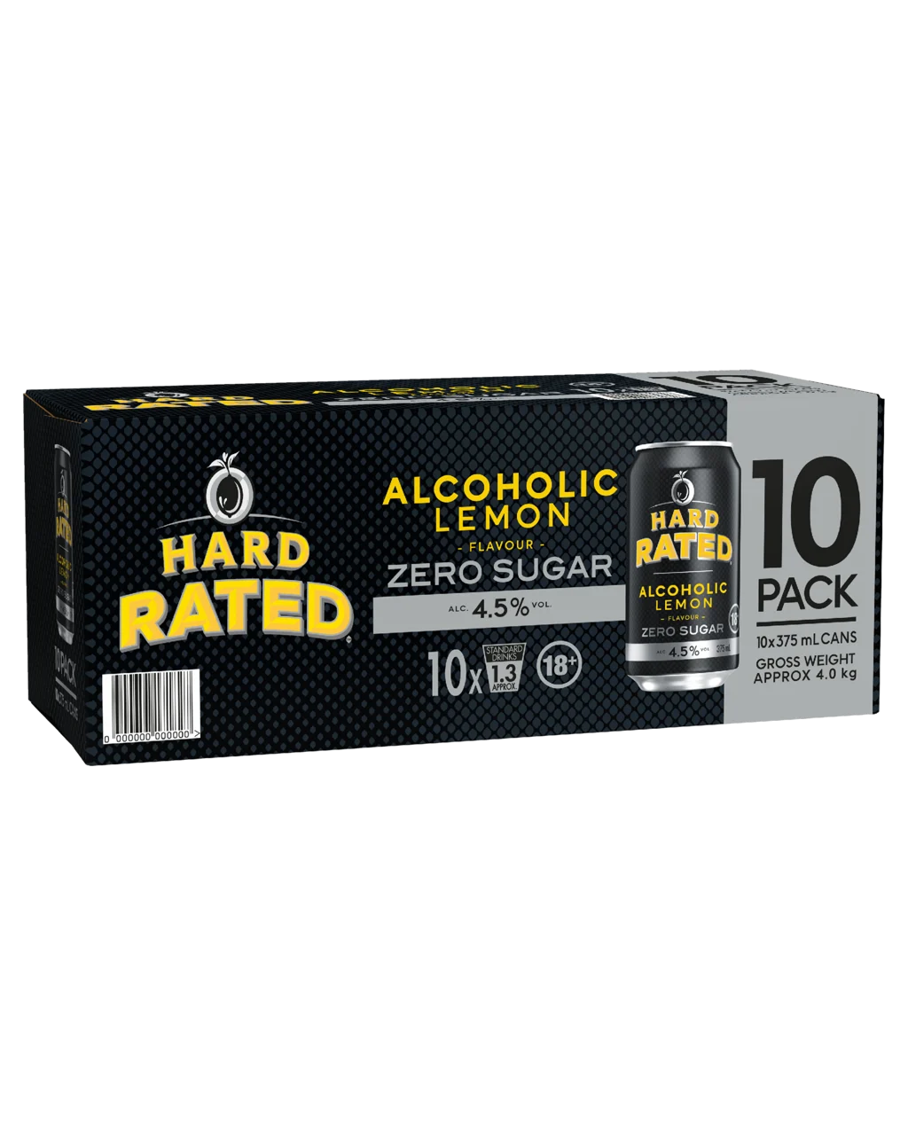 Hard Rated Zero Sugar 10-Pack 375ml
