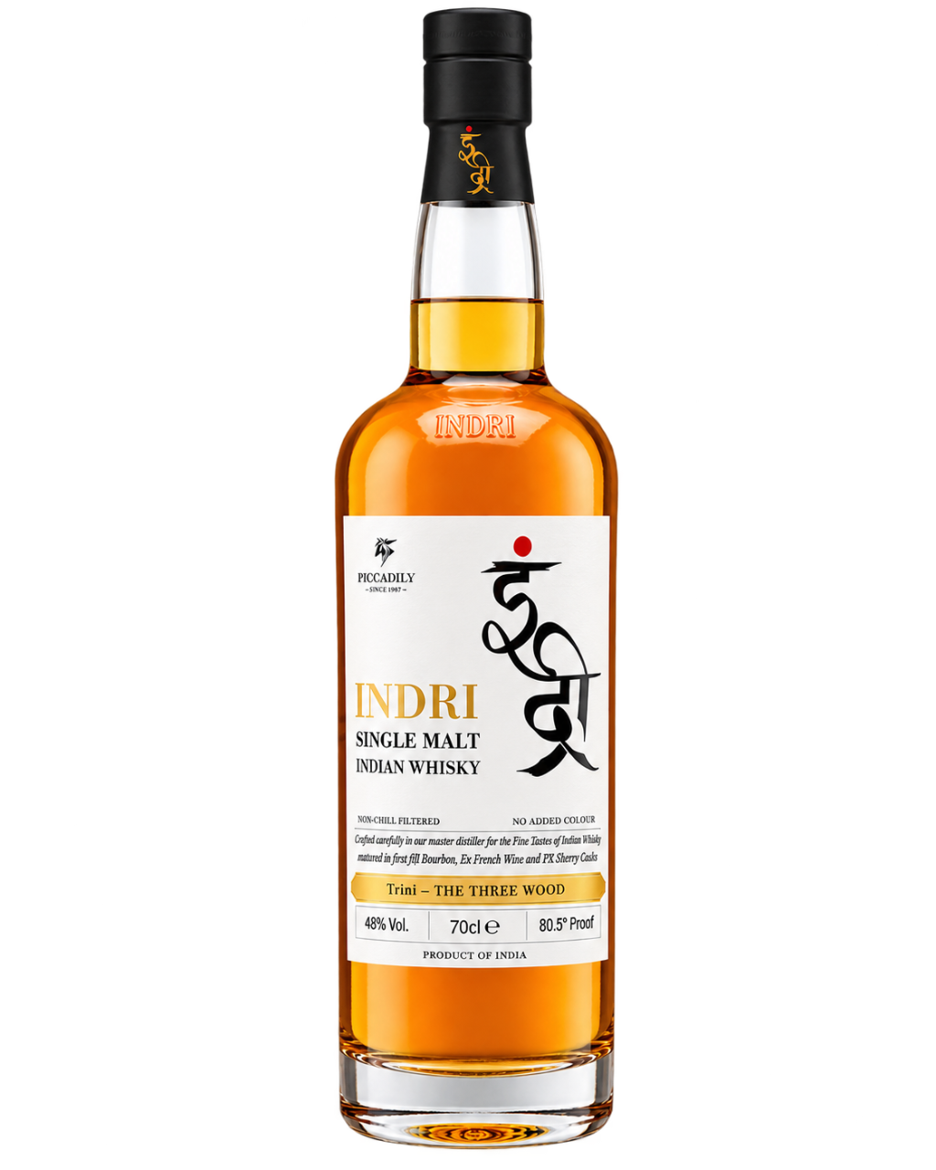 Indri Single Malt Indian Whisky 700ml