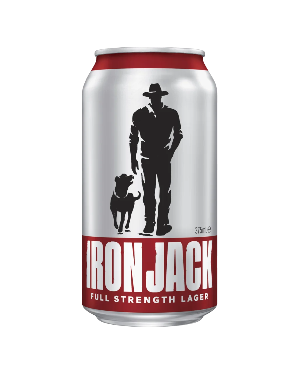 Iron Jack Black Lager Can 375mL – 30 Pack