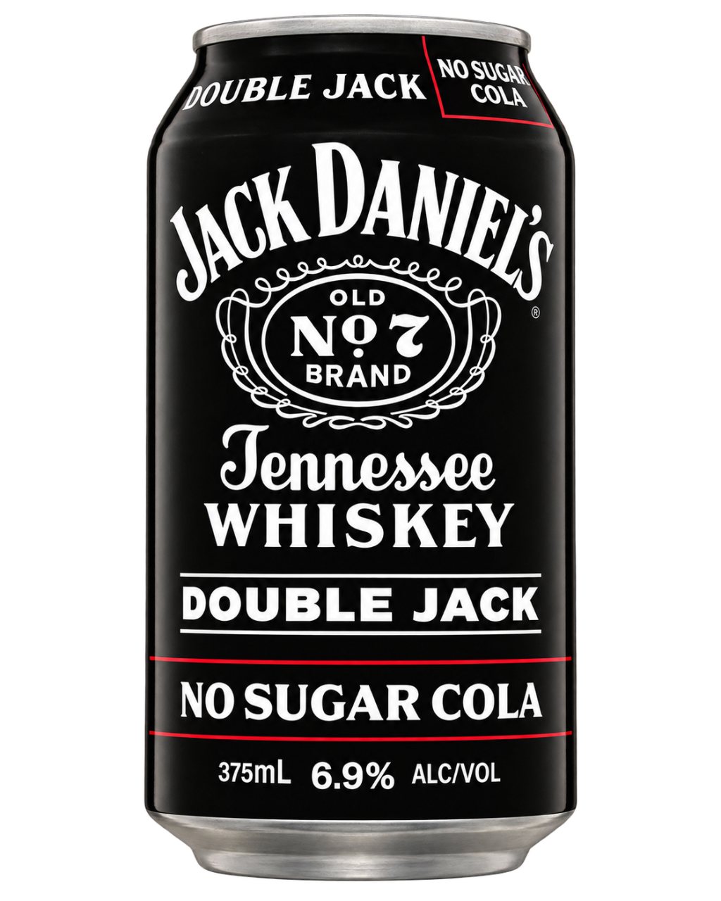 Jack Daniel's Double Jack & No Sugar Cola Can 375ml