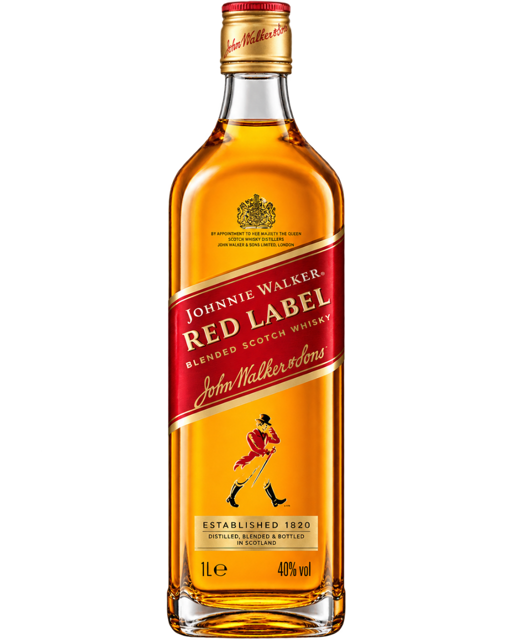 Johnnie Walker Red Label Blended Scotch Whisky 1L