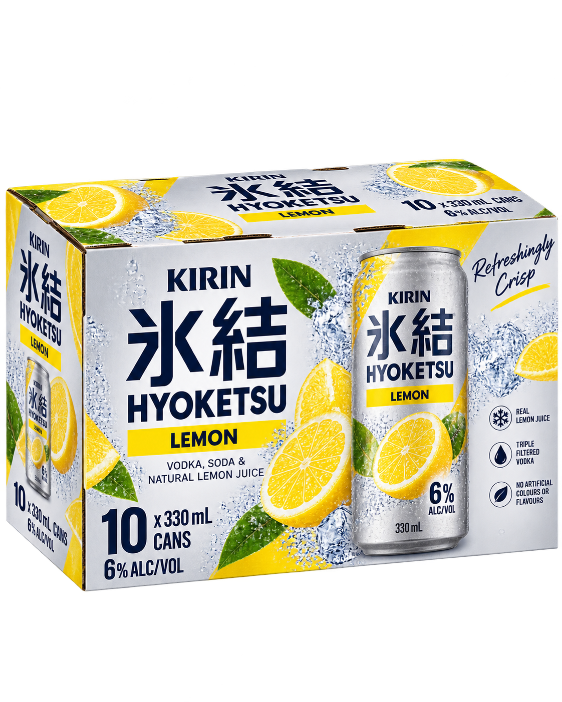 Kirin Hyoketsu Lemon 6% 10 Pack Cans 330ml