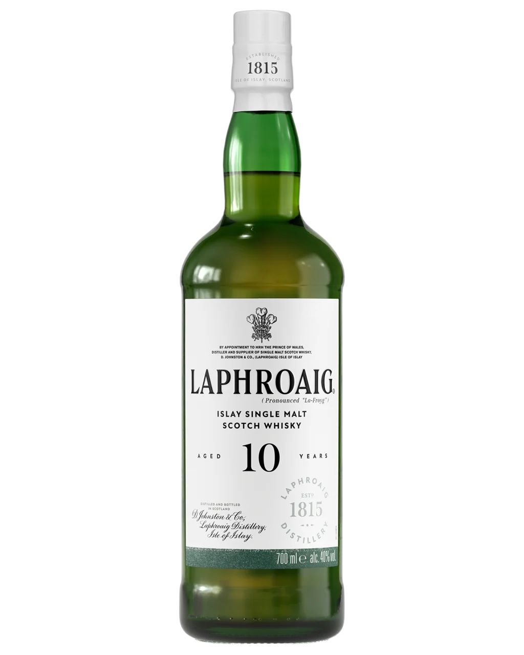 Laphroaig 10 Year Old Islay Single Malt Scotch Whisky 40% 700ml
