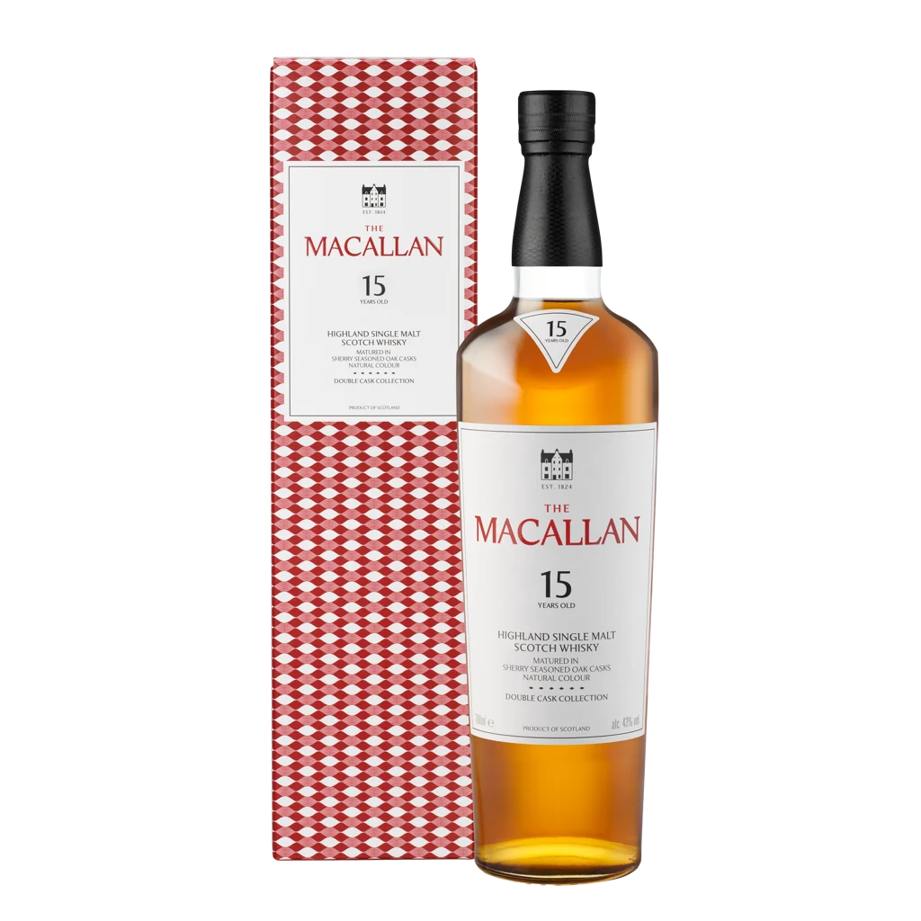 The Macallan Double Cask 15 Year Old Single Malt Scotch Whisky 43% 700ml