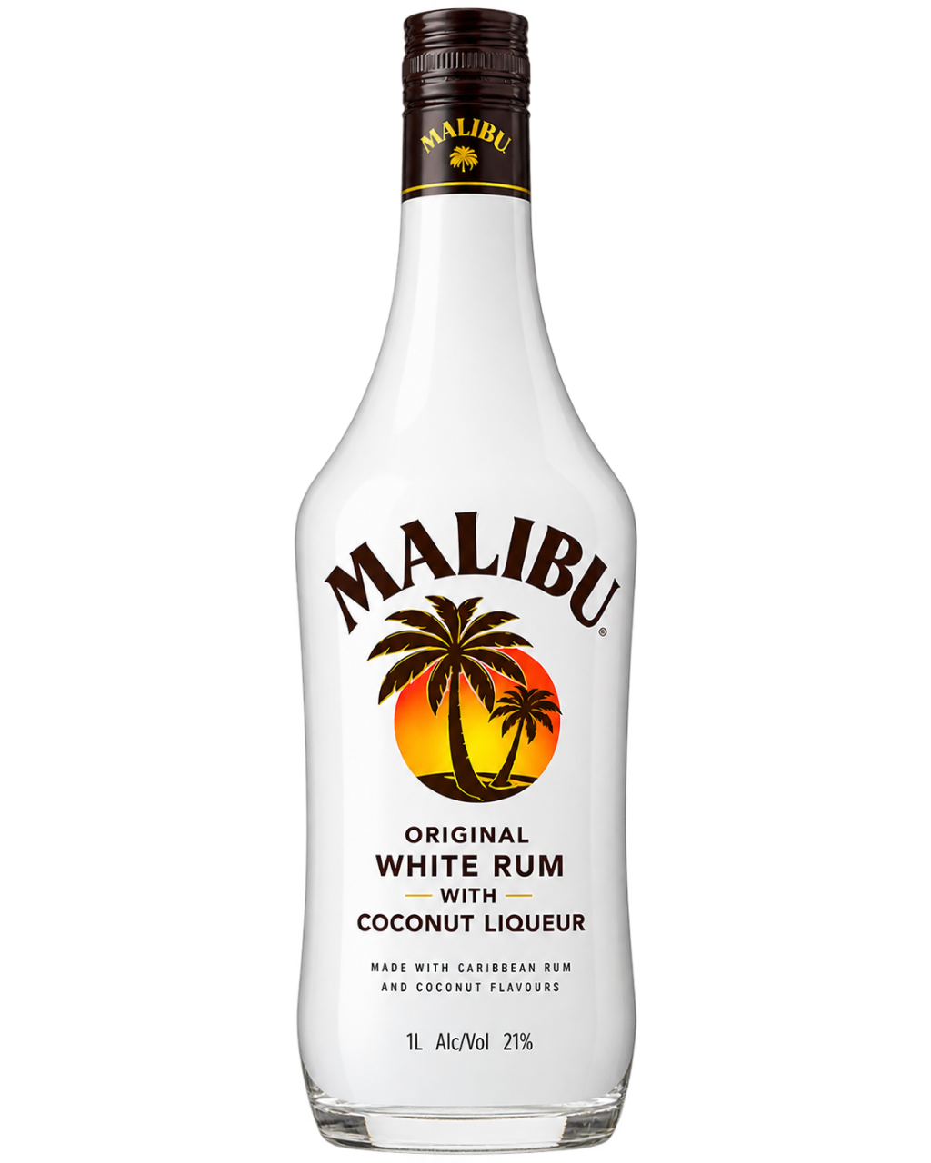 Malibu Original White Rum with Coconut Liqueur 1L