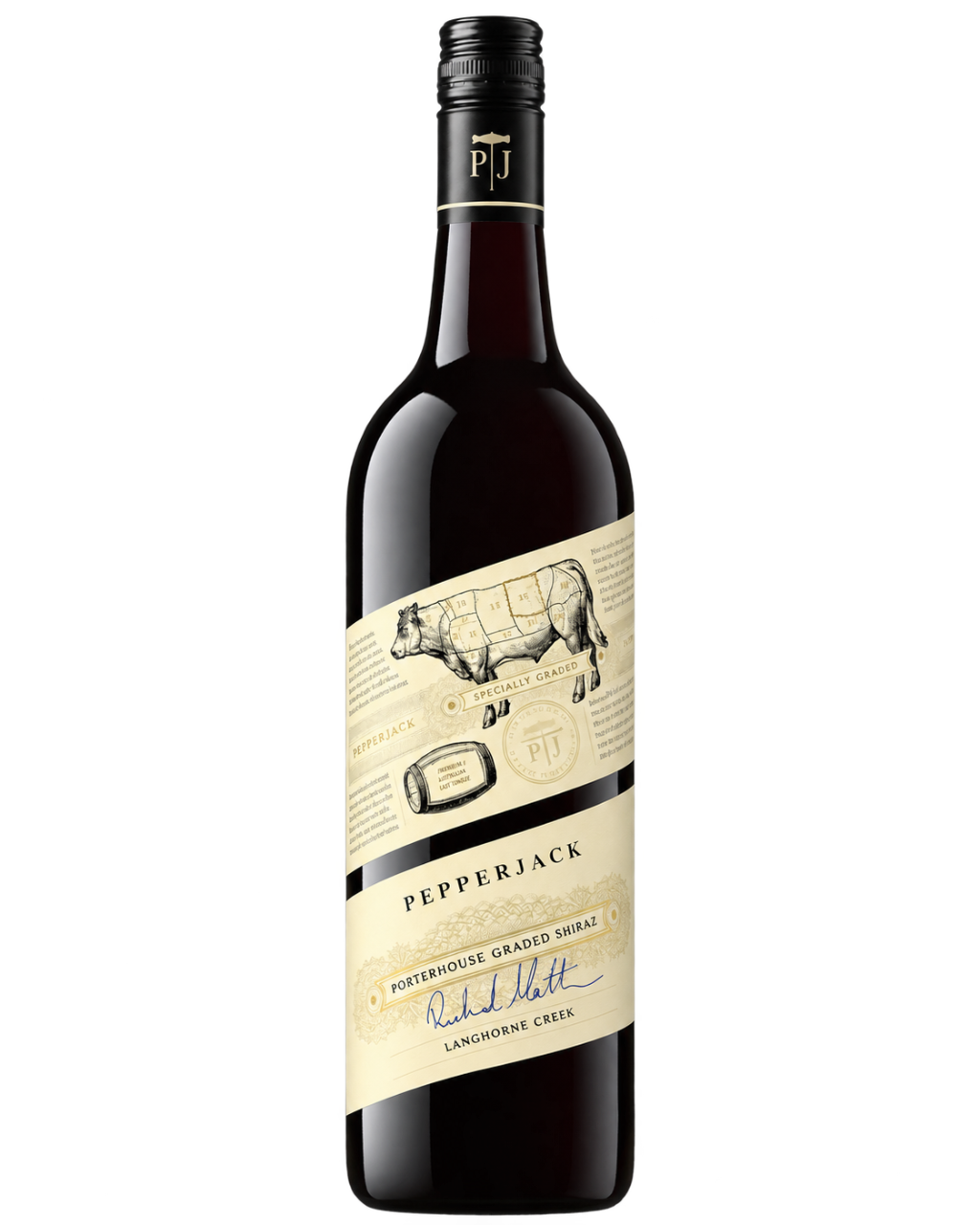 PEPPERJACK GRD LC SHIRAZ 750ML