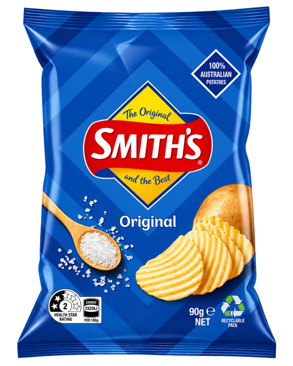 Smith's Crinkle Cut Original Chips 90g