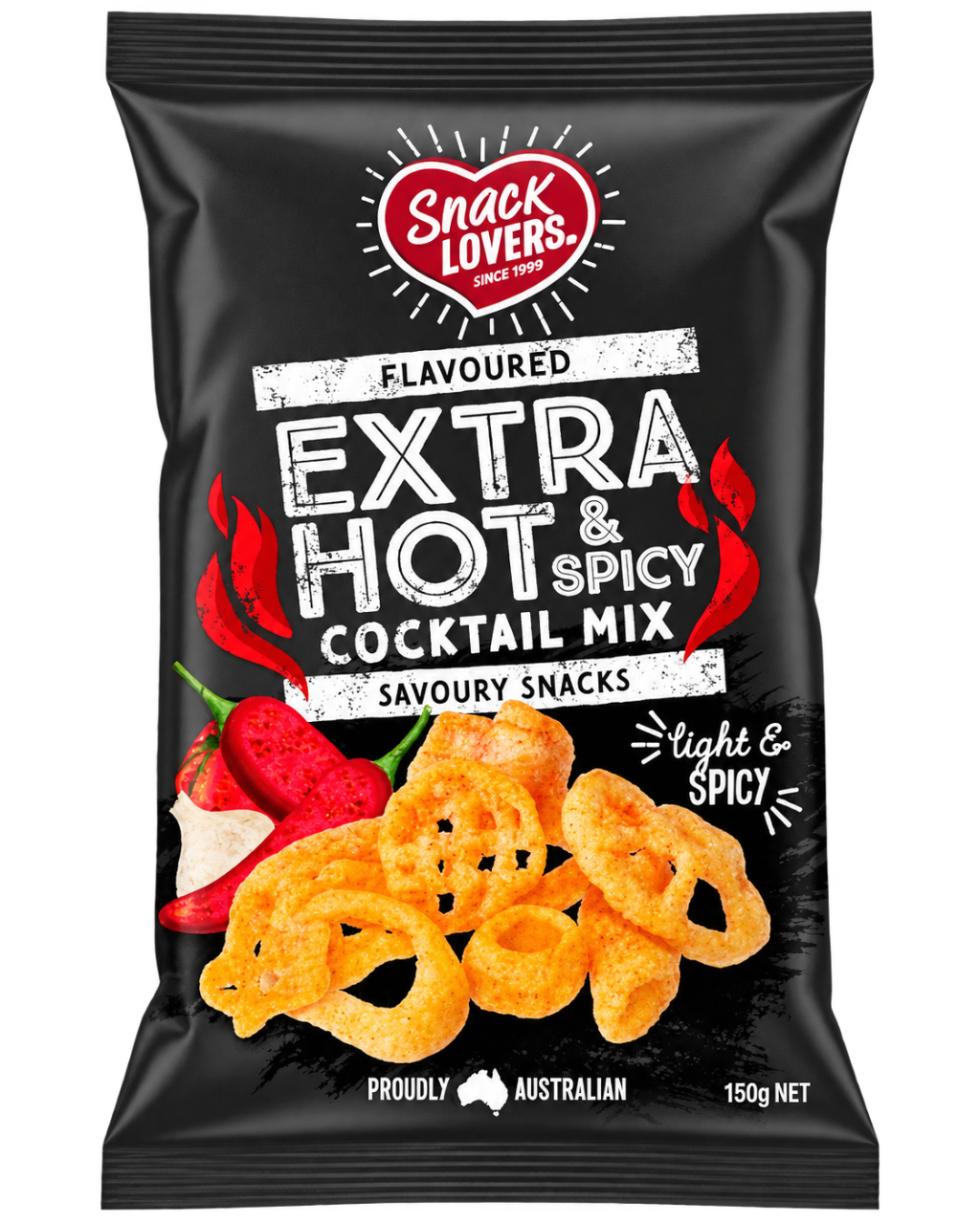 Snacks Lover Extra Hot & Spicy 160g