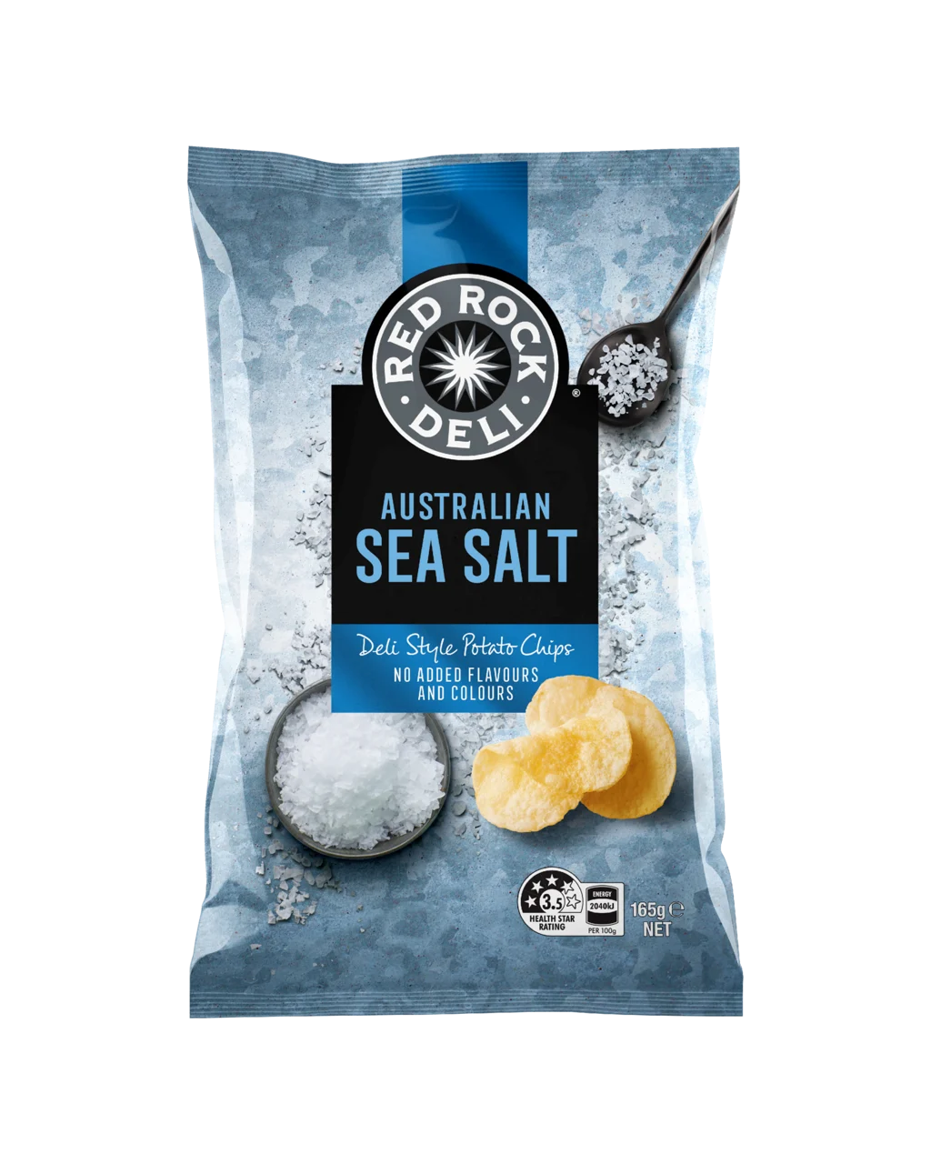 Red Rock Deli Sea Salt Chips 165g