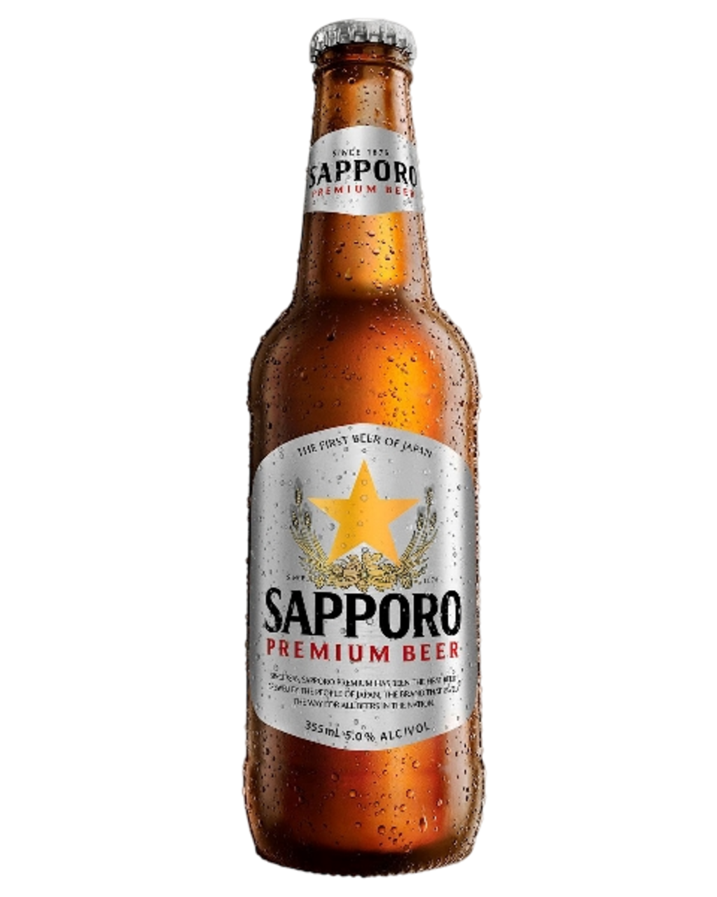 Sapporo Premium Beer Bottle 355ml