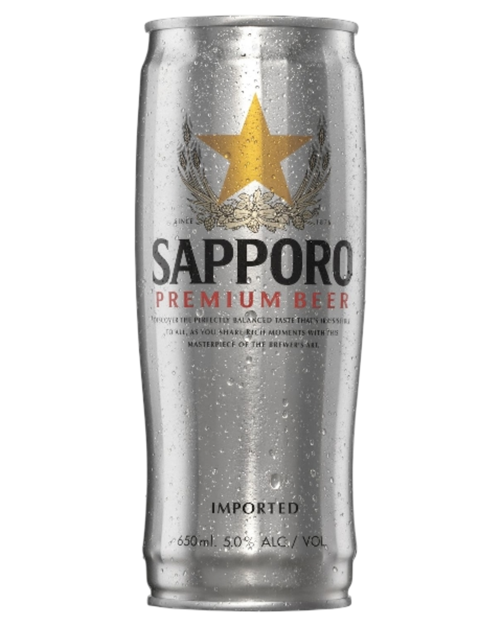 Sapporo Premium Beer Can 650ml