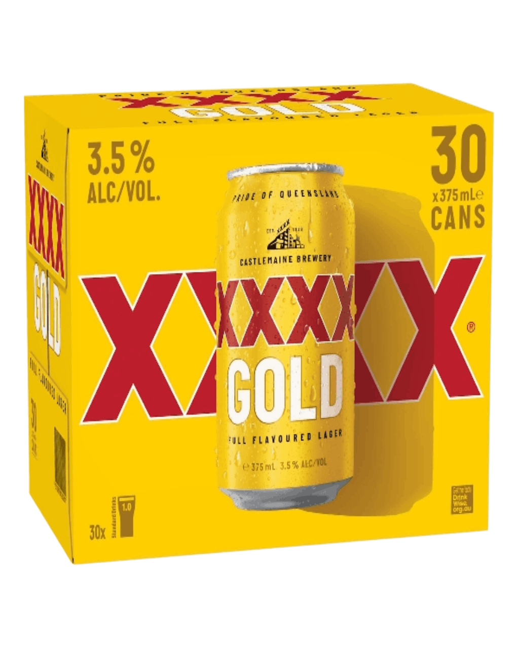 XXXX GOLD CAN 30PK 375ML