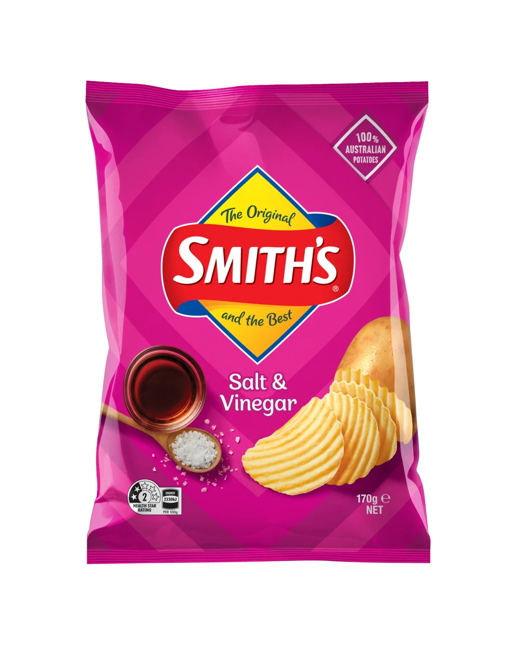 SMITHS CRINKL SLT/VING 170GM